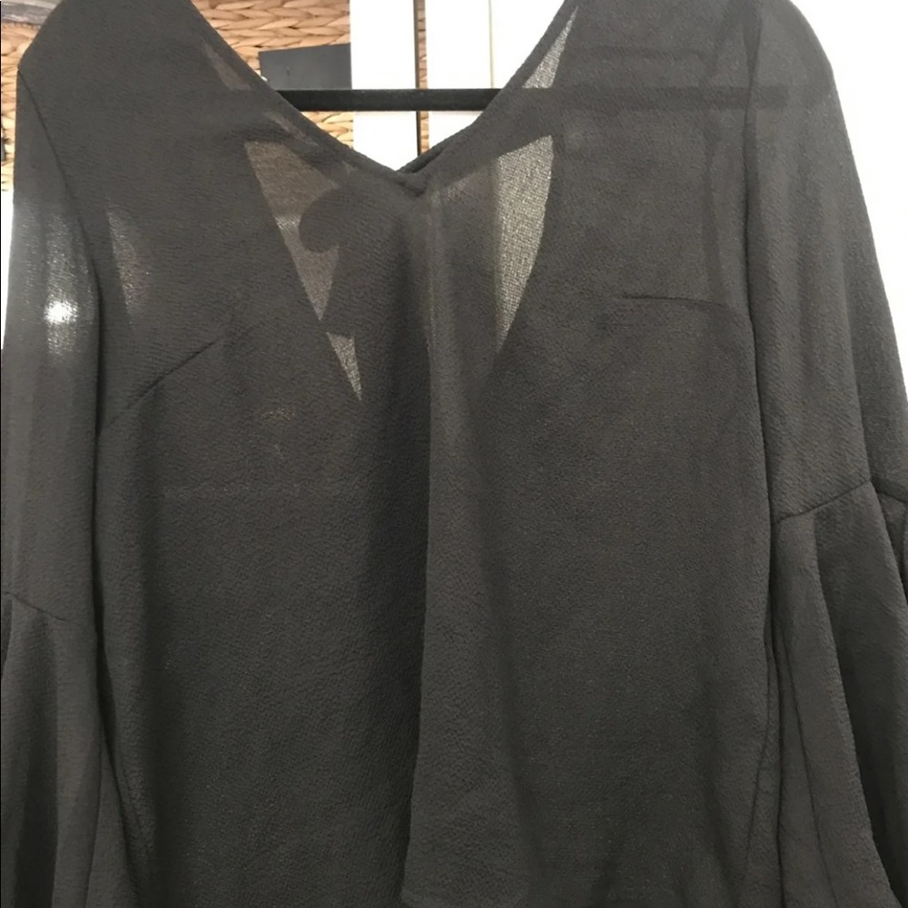 H&M Long Sleeve shirt with bell sleeves